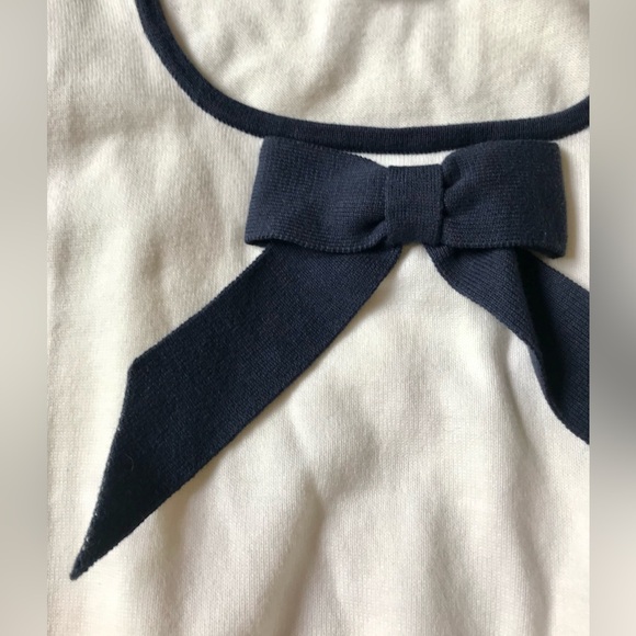 George Preppy Sweater Top with Bow - Picture 5 of 11